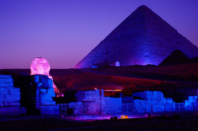 Book Sound and Light night Show at Pyramids