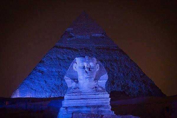 sound and Light night Show at giza Pyramids