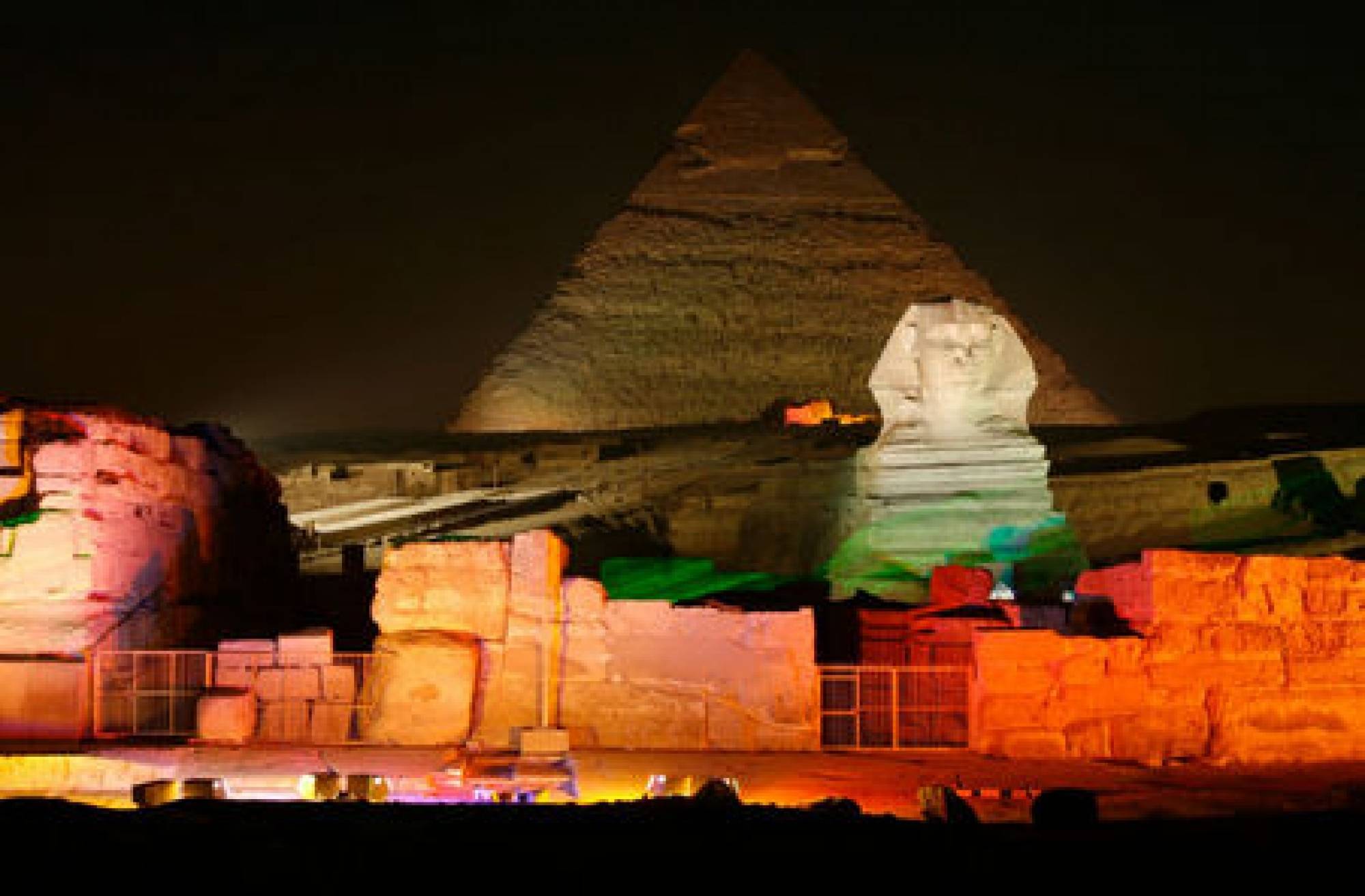 Sound and Light Show at Pyramids 1