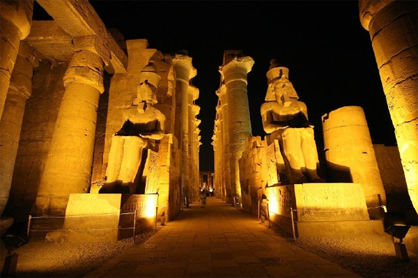 Sound and Light night Show at Karnak